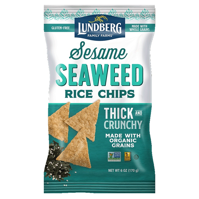 LUNDBERG FAMILY FARMS Organic Sesame Seaweed Rice Chips
