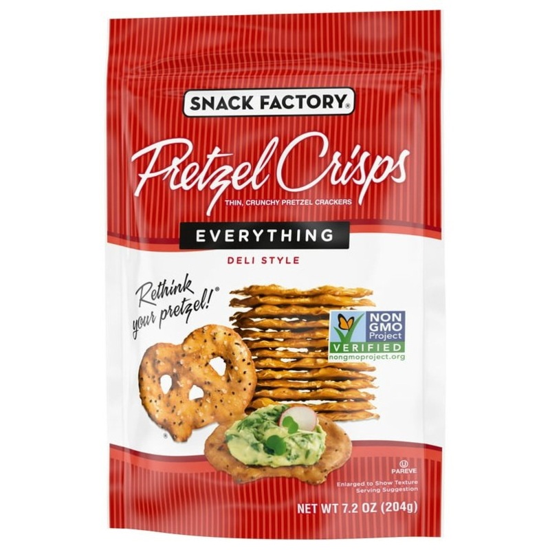 SNACK FACTORY Everything Pretzel Crisps
