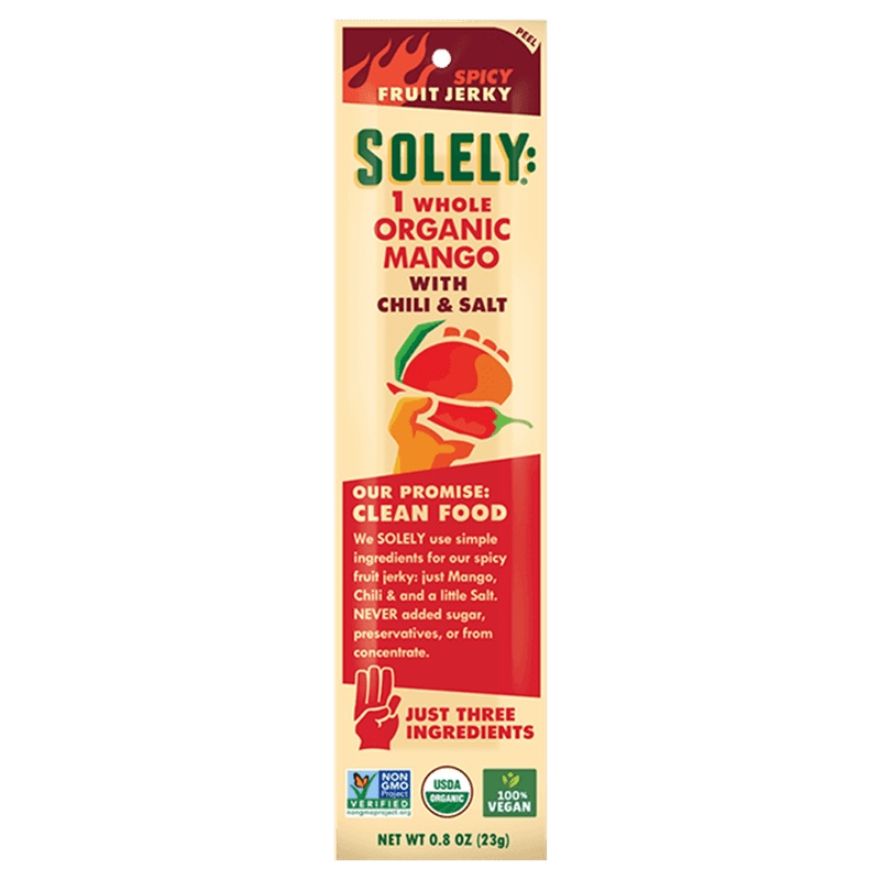 SOLELY Organic Dried Mango Strip
