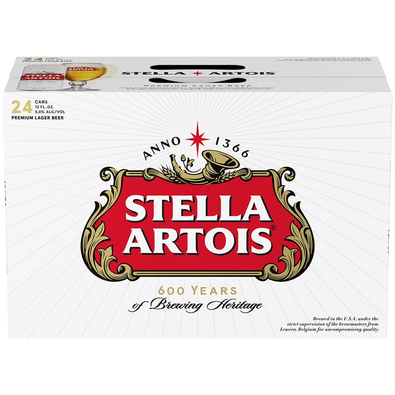 Stella Artois 24 Pack (12 oz Cans)