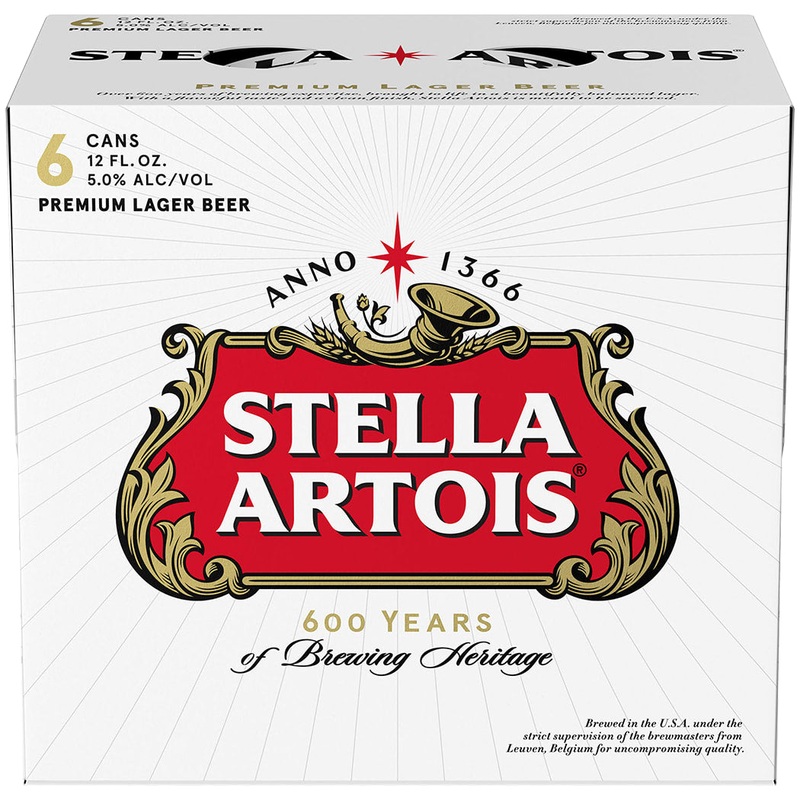 Stella Artois 4x 6 Pack (12 oz Cans)