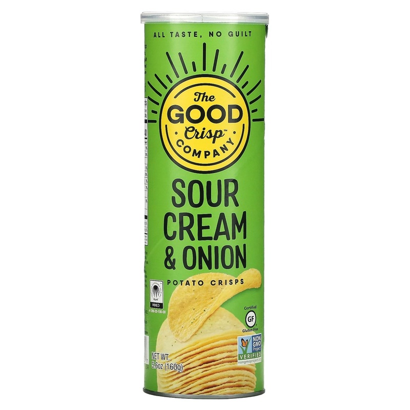 THE GOOD CRISP COMPANY Sour Cream & Onion Gluten Free Potato Chips