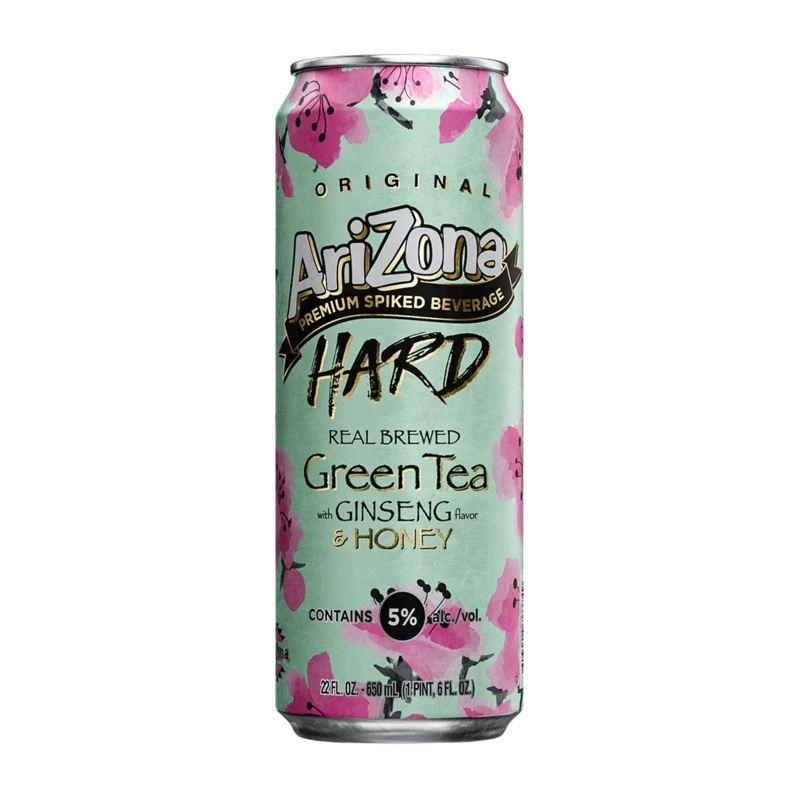 Arizona Hard Iced Tea Green Tea Contains (5% Alc.)