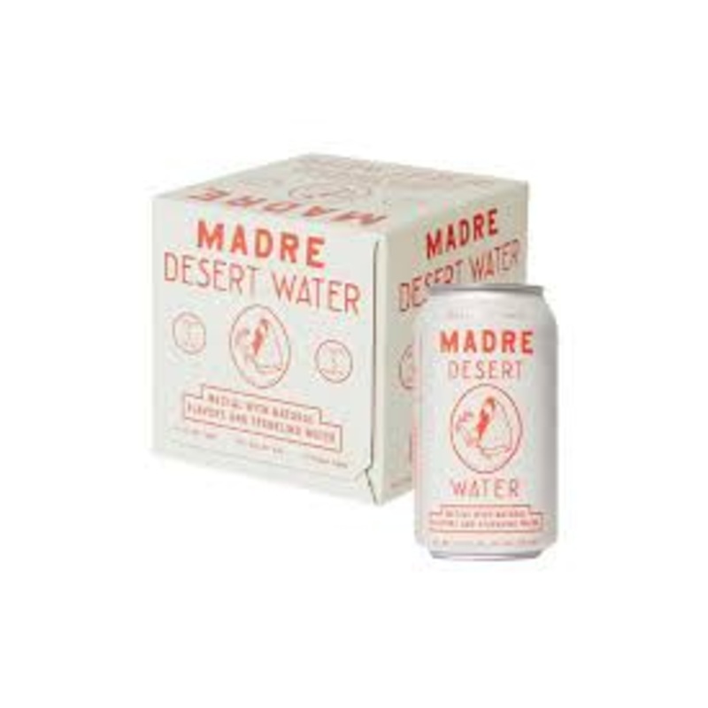 Madre Desert Water Mezcal With Natural Flavours And Sparkling Water Mushroom , Saze And Honey 12oz 4pack