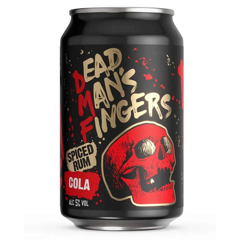 Dead Mans Fingers Spiced Rum with Cola, 330 ml