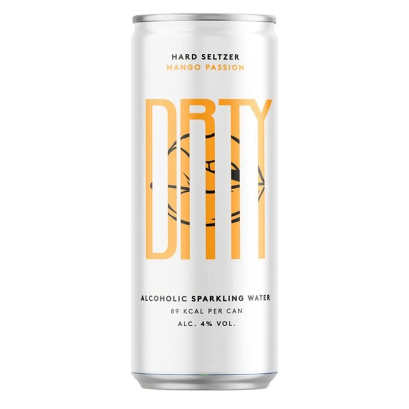 DRTY Hard Seltzer Mango Passion Can, 300 ml