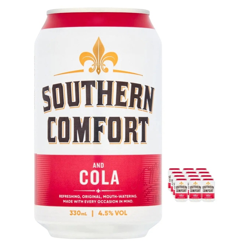Southern Comfort Cola Can Multipack, 12 x 330 ml