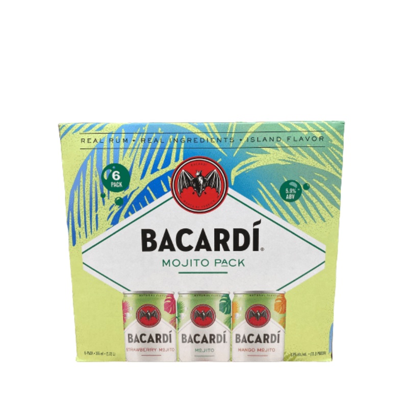 BACARDI MOJITO VARIETY 6PK C/O