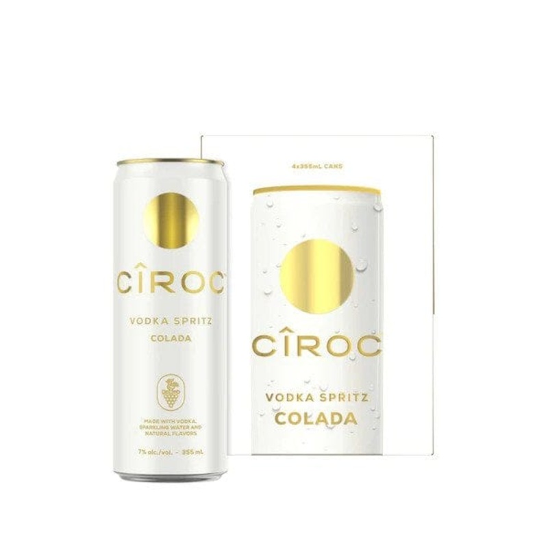 CIROC VODKA SPRITZ COLADA 4PK C/O
