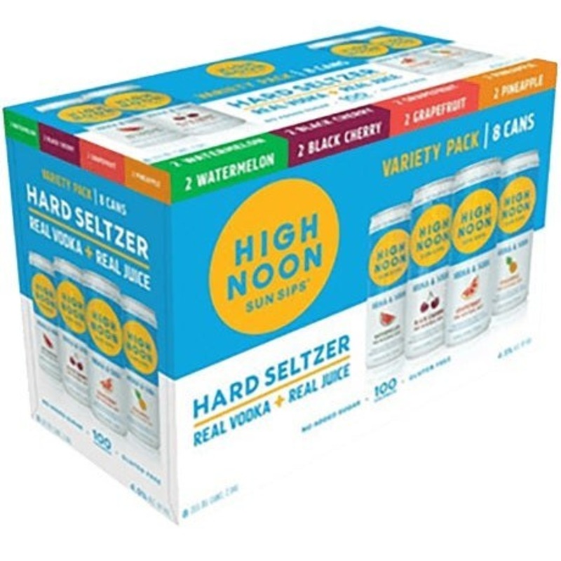 High Noon Sun Sips Variety Hard Seltzer 8Pk 355ml