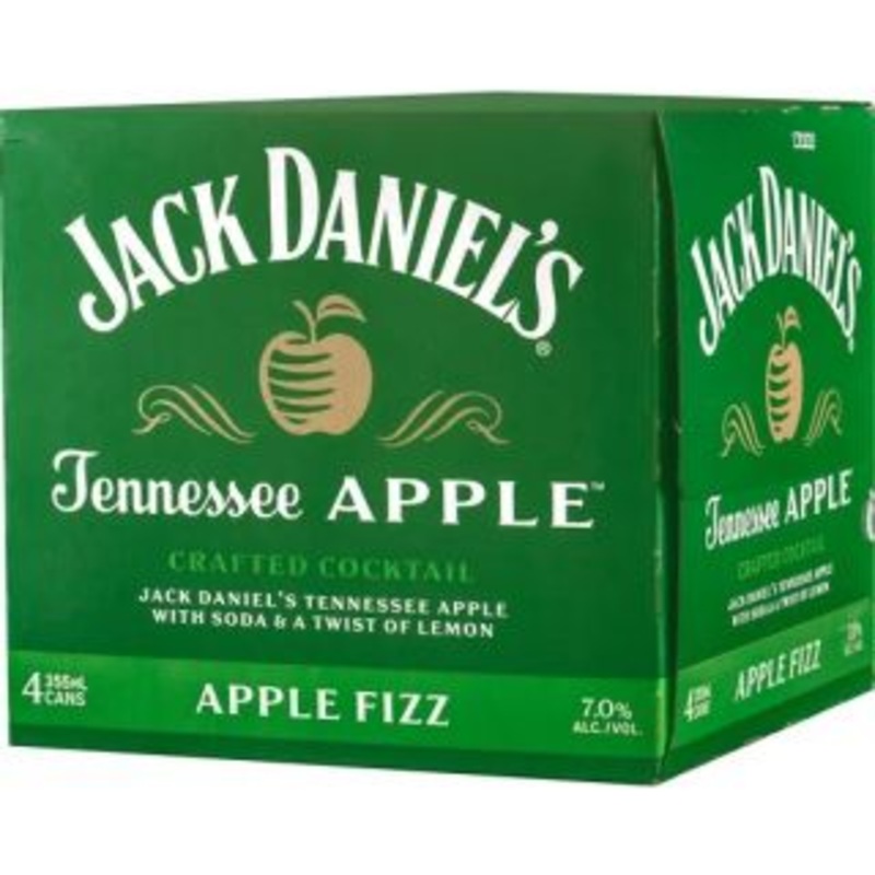 Jack Daniel's Apple Fizz Cans 4Packs 355ml