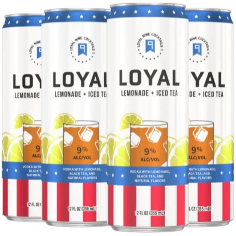 Loyal Nine Cocktails Lemonade And Iced Tea Cocktail 18 4Pack 355ml