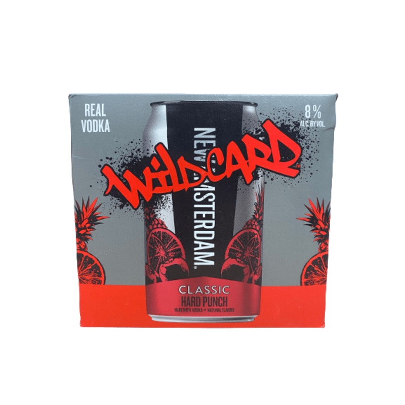 NEW AMSTERDAM WILDCARD CLASSIC PUNCH 4PK C/O