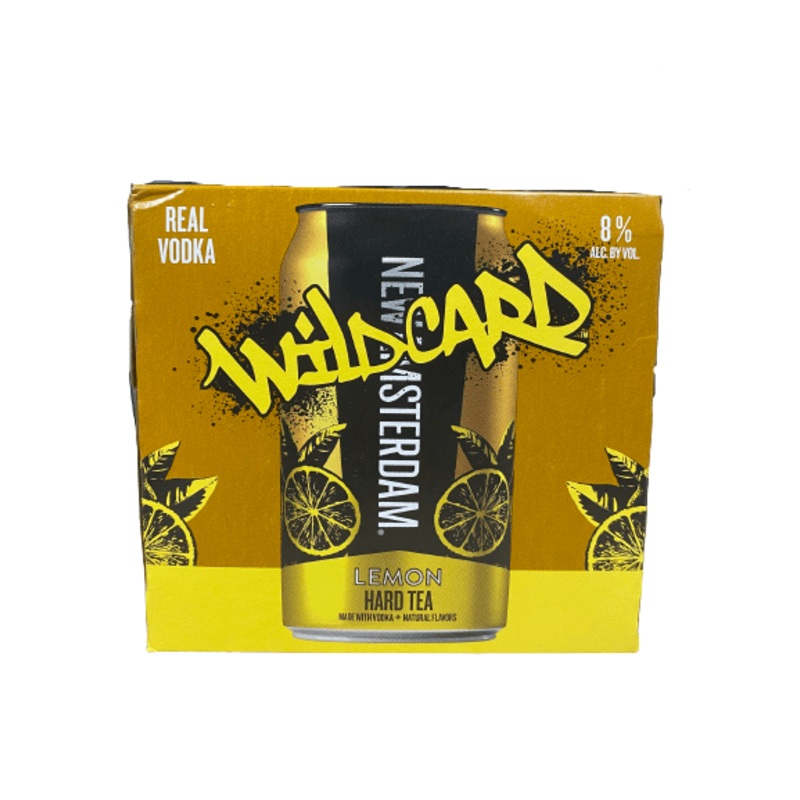 NEW AMSTERDAM WILDCARD LEMON TEA 4PK C/O