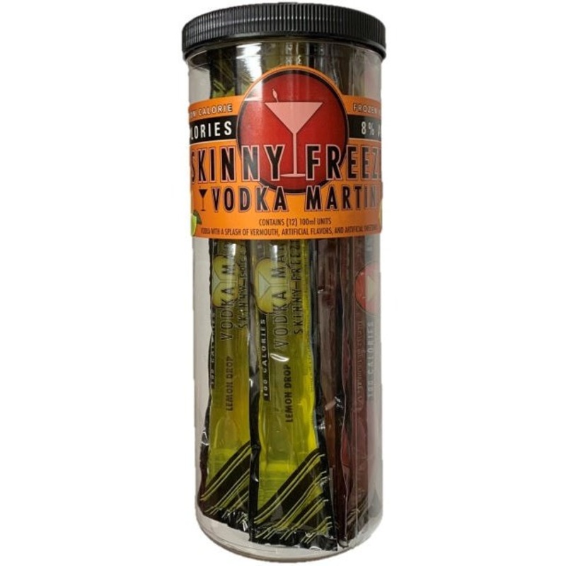 Slim Chillers Skinny Freezers Vodka Martini 12pk 100ml
