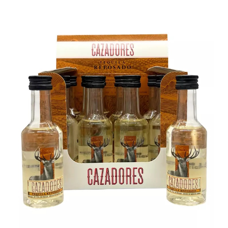 Cazadores Tequila Reposado Shooters 50mL x 12