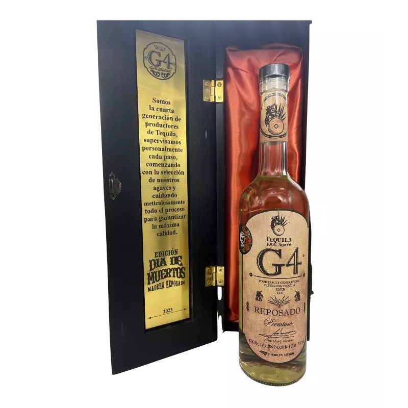 G4 Reposado De Madera Dia De Muertos Tequila 750mL