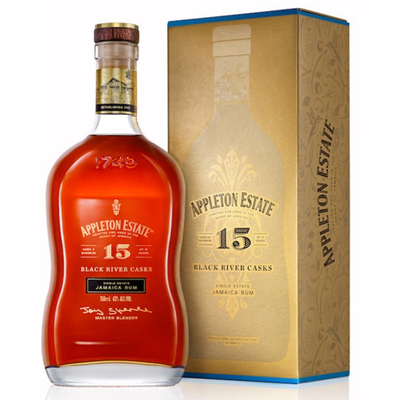 Appleton Estate Black River Casks Single Estate 15 Year Old Rum 750ml