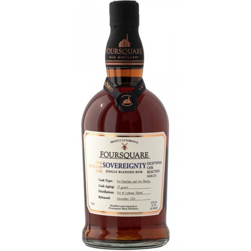 Foursquare Rum Distillery Exceptional Cask Selection Mark XIX Sovereignty Single Blended Rum 750ml