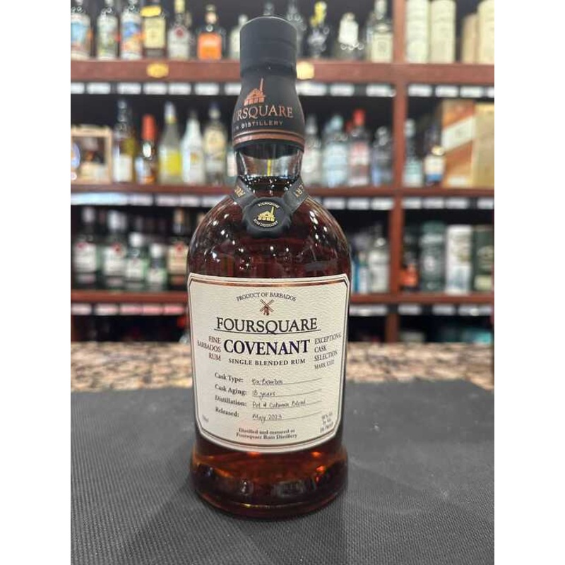 Foursquare 18 Year Old Covenant Exceptional Cask Series Single Blend Rum 750ml