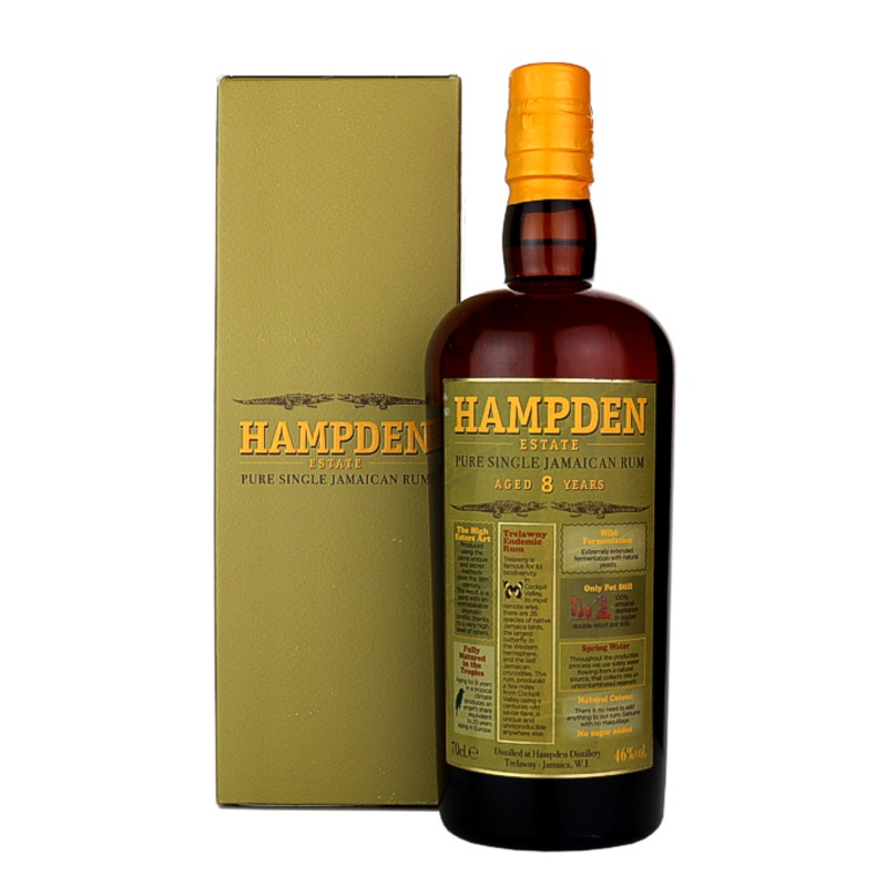 Hampden Estate 8 Year Old Pure Single Jamaican Rum 750ml