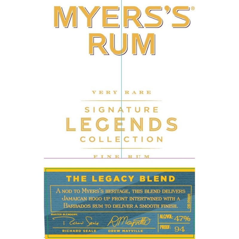 Myerss Rum Signature Legends Collection - The Legacy Blend
