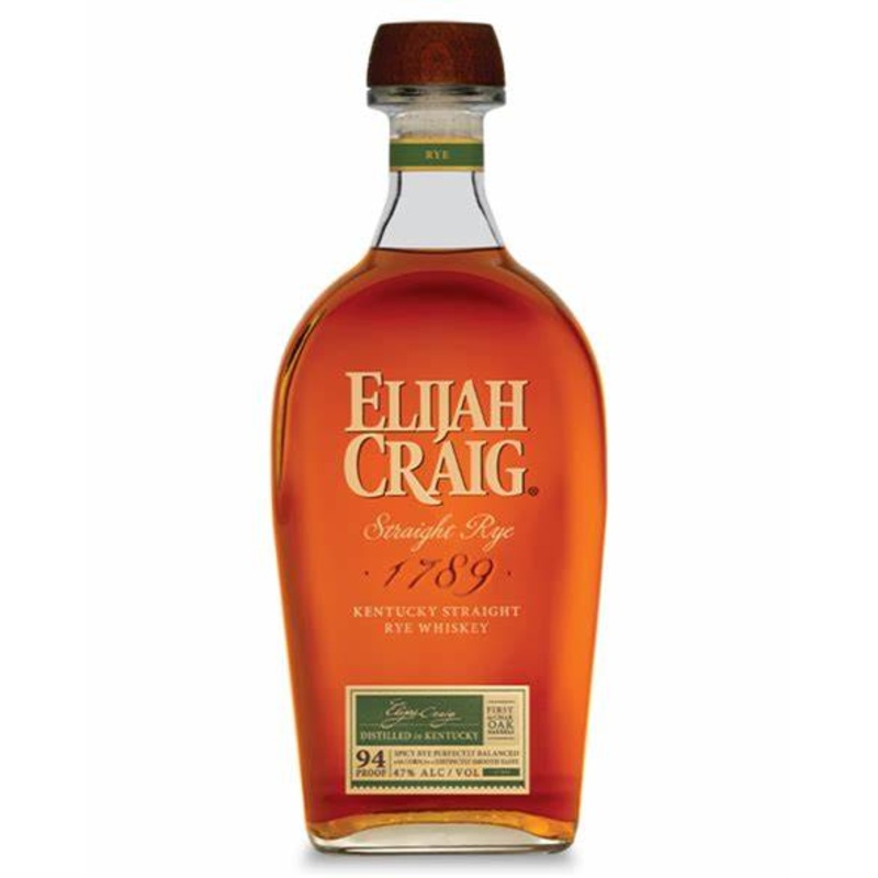 Elijah Craig Toasted Rye Whiskey 750 ML