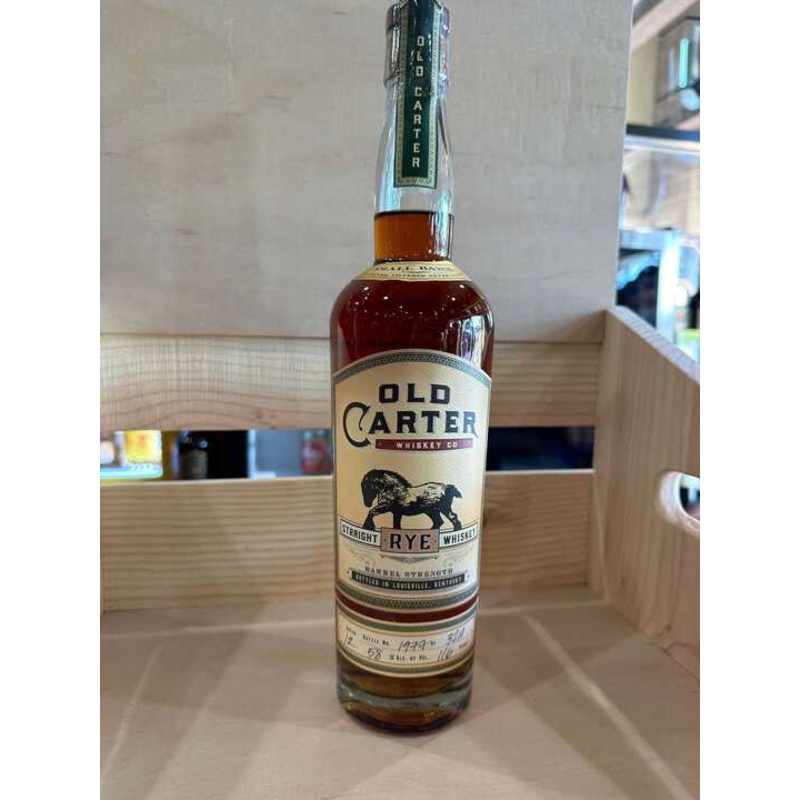 Old Carter Batch 12 Straight Rye Whiskey 750ml