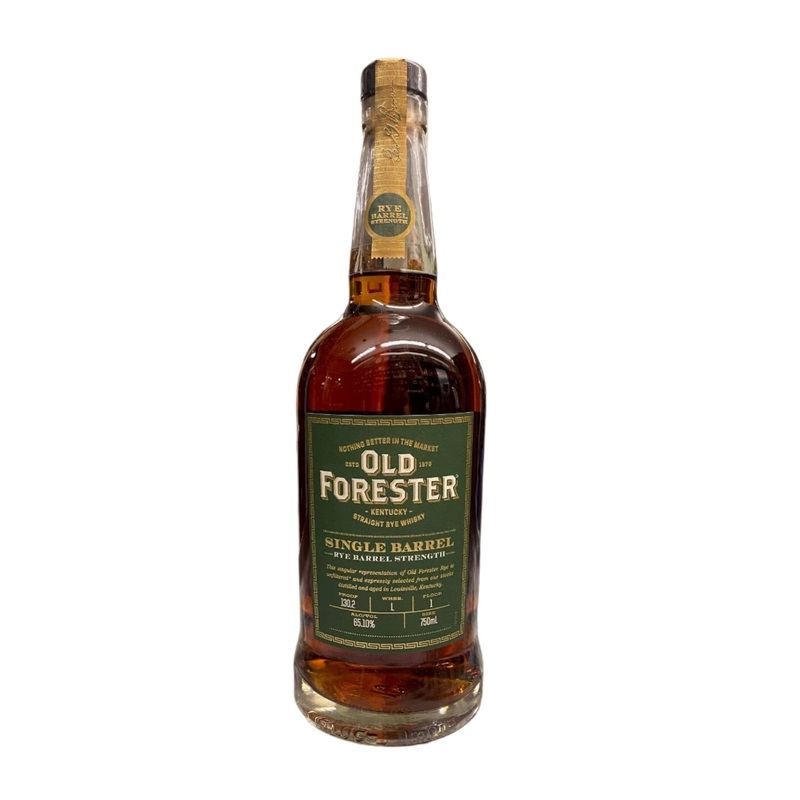 Old Forester Single Barrel Rye Whiskey 750 ML