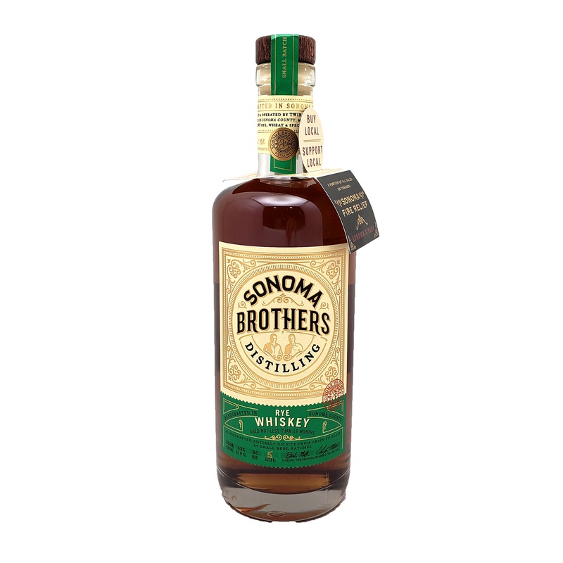 Sonoma Brothers Straight Rye Whiskey 750ml