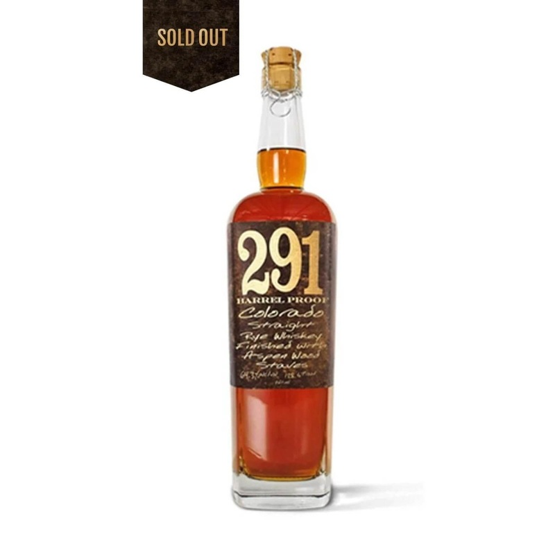 291 COLORADO STRAIGHT RYE WHISKEY BARREL PROOF