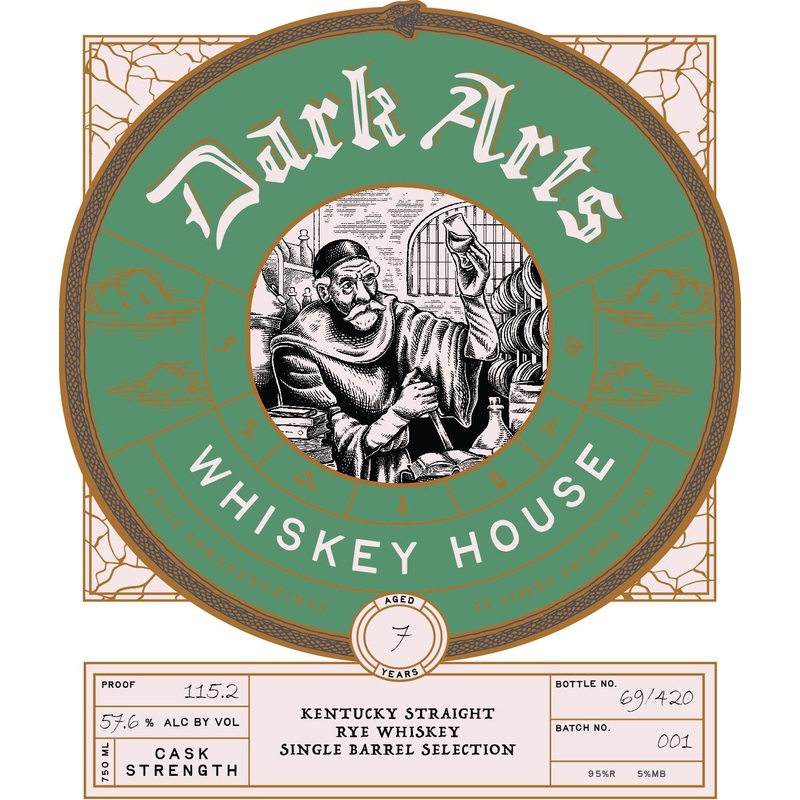 Dark Arts 7 Year Kentucky Straight Rye Whiskey Single Barrel Selection