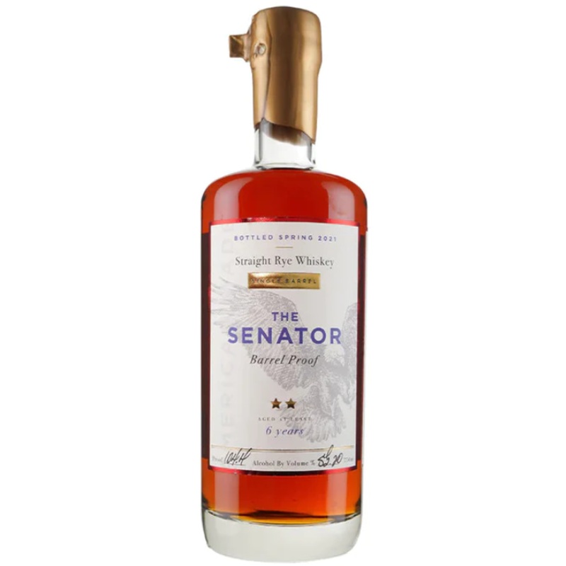 Proof and Wood "The Senator" 6 Year Straight Rye Whiskey 750 ML