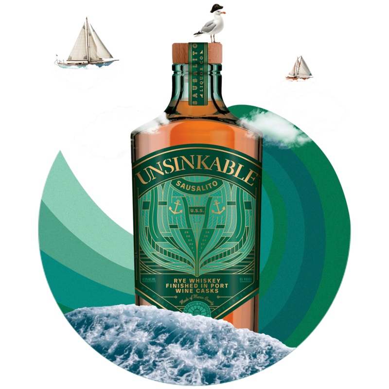 Sausalito Liquor Company Unsinkable Rye Whiskey 750 ML
