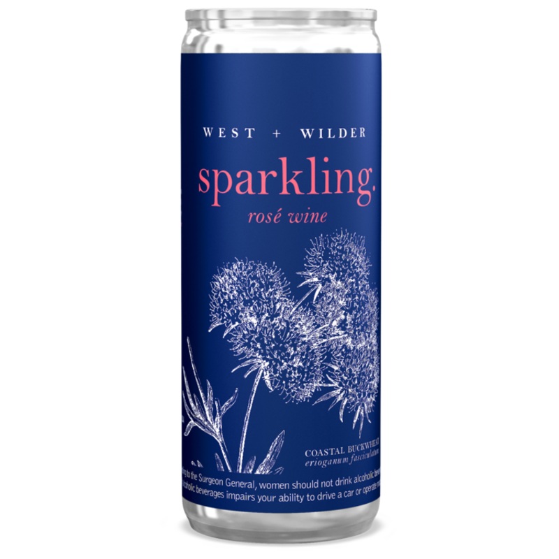 WEST + WILDER SPKL ROSE CAN
