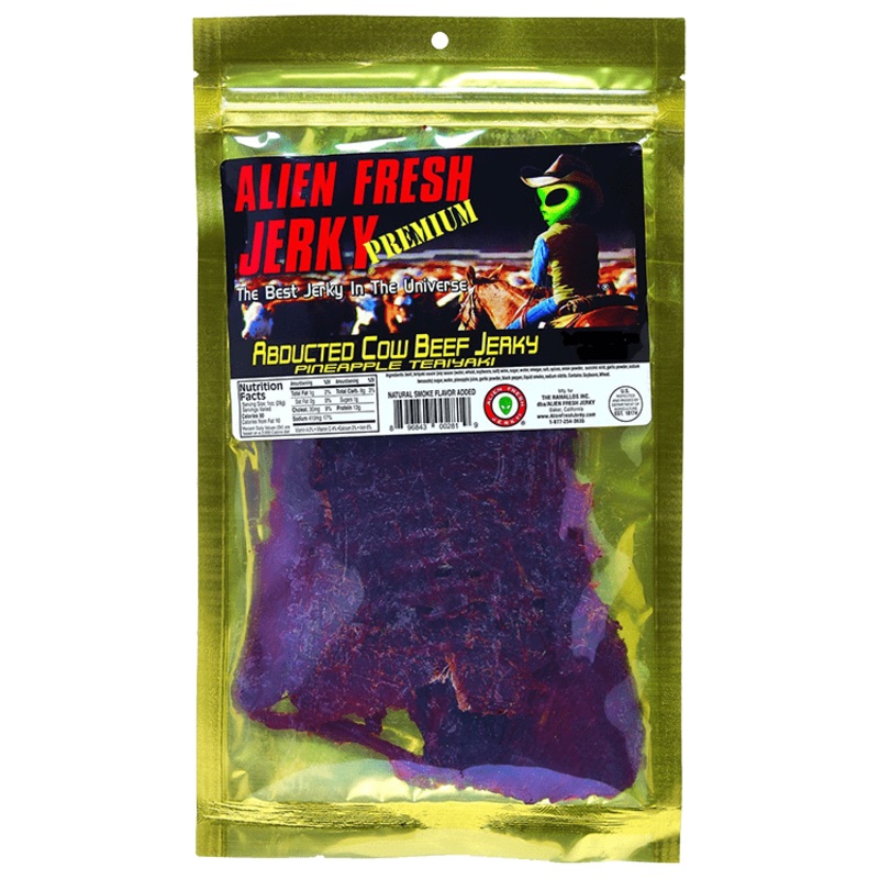 Alien Fresh Abducted Cow Beef Jerky, 3.25 oz