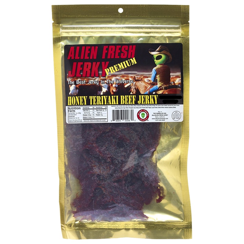 Alien Fresh Honey Teriyaki Beef Jerky, 3.25 oz