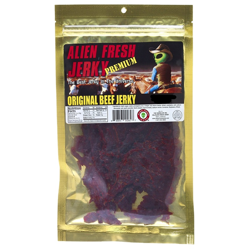 Alien Fresh Original Beef Jerky, 3.25 oz