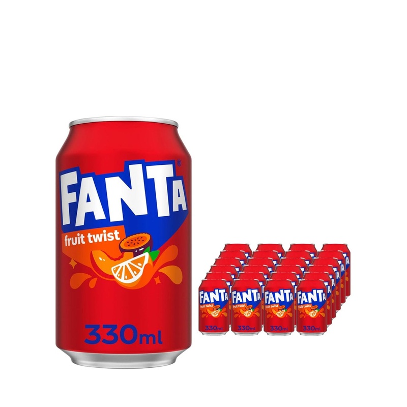 Fanta Fruit Twist Can Multipack, 24 x 330 ml
