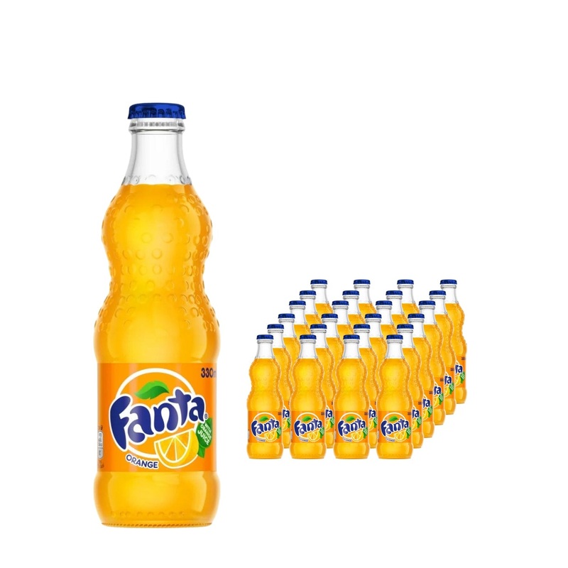 Fanta Orange Glass Bottles Multipack, 24 x 330 ml