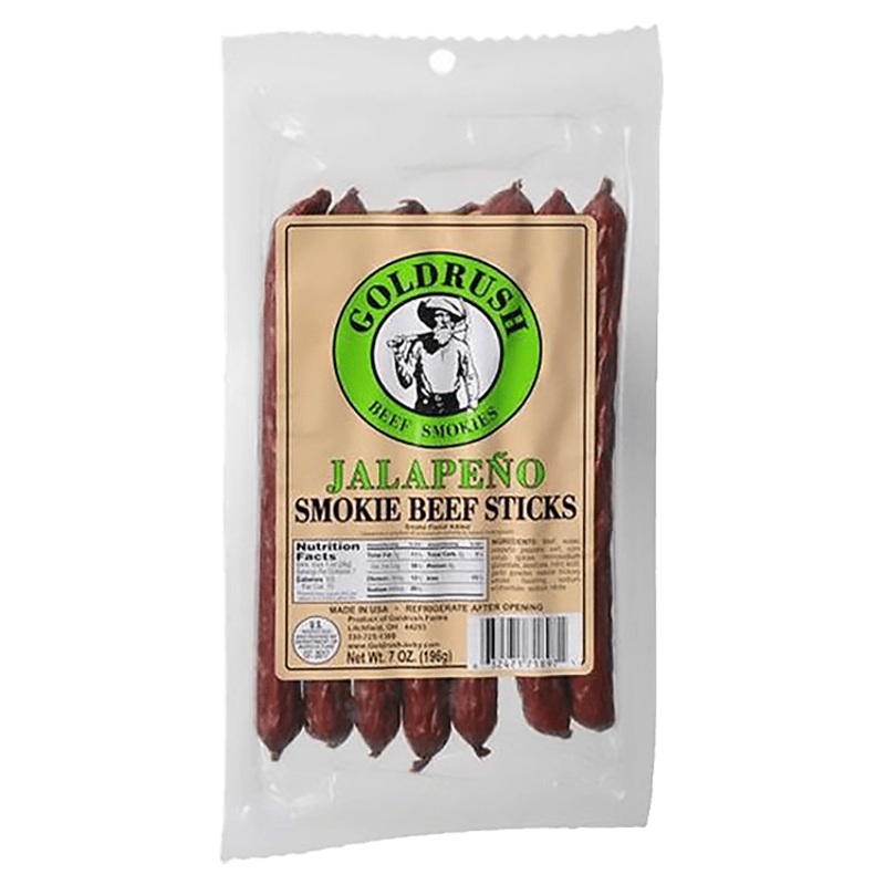 Goldrush Jalapeno Smokie Beef Sticks, 7 oz