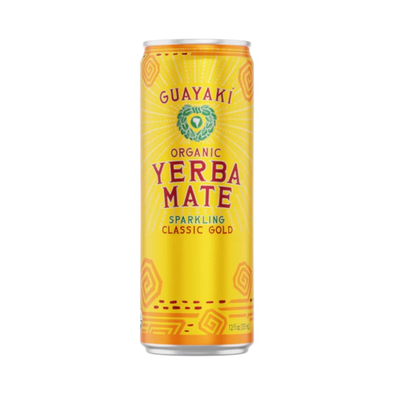 Guayaki Organic Yerba Mate Sparkling Classic Gold 12oz