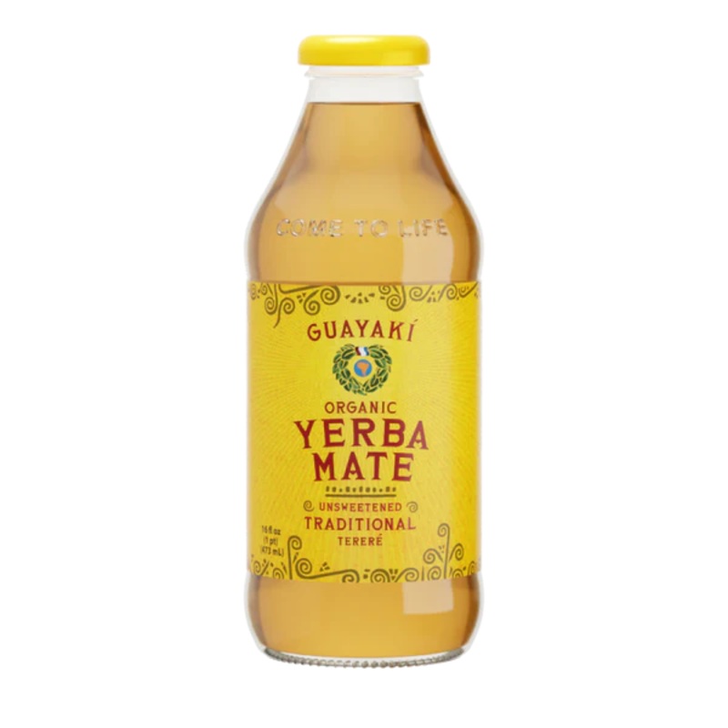 Guayaki Organic Yerba Mate Unsweetened Traditional Terere 16oz