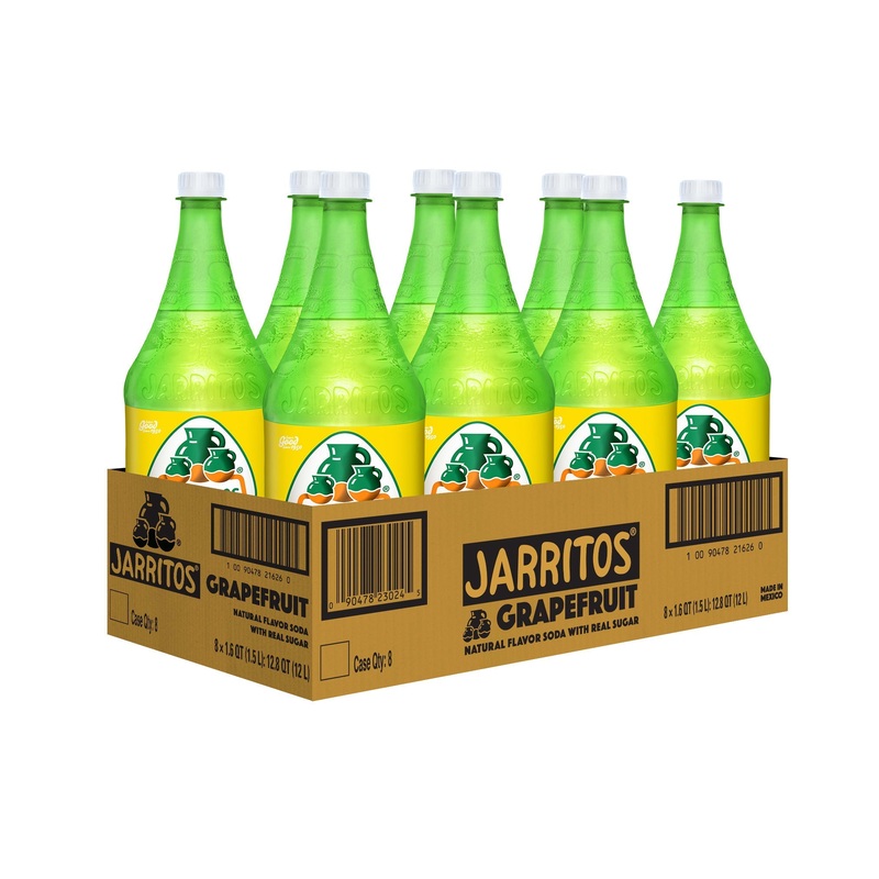 Jarritos Grapefruit 8 Pack (1.5 L Bottles)