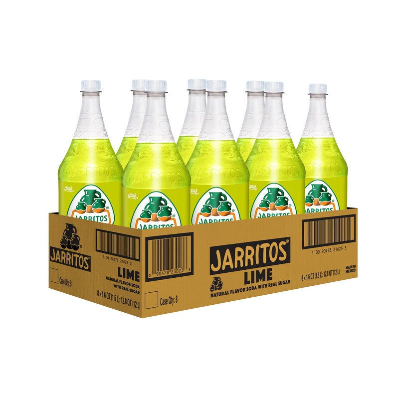 Jarritos Lime 8 Pack (1.5 L Bottles)