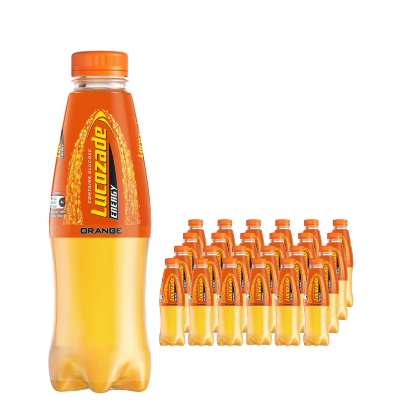 Lucozade Energy Drink Orange Multipack, 24 x 500 ml