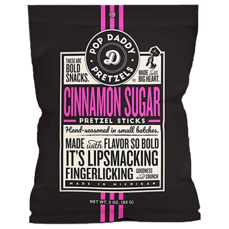 Pop Daddy Cinnamon Sugar Pretzels, 7.5 oz