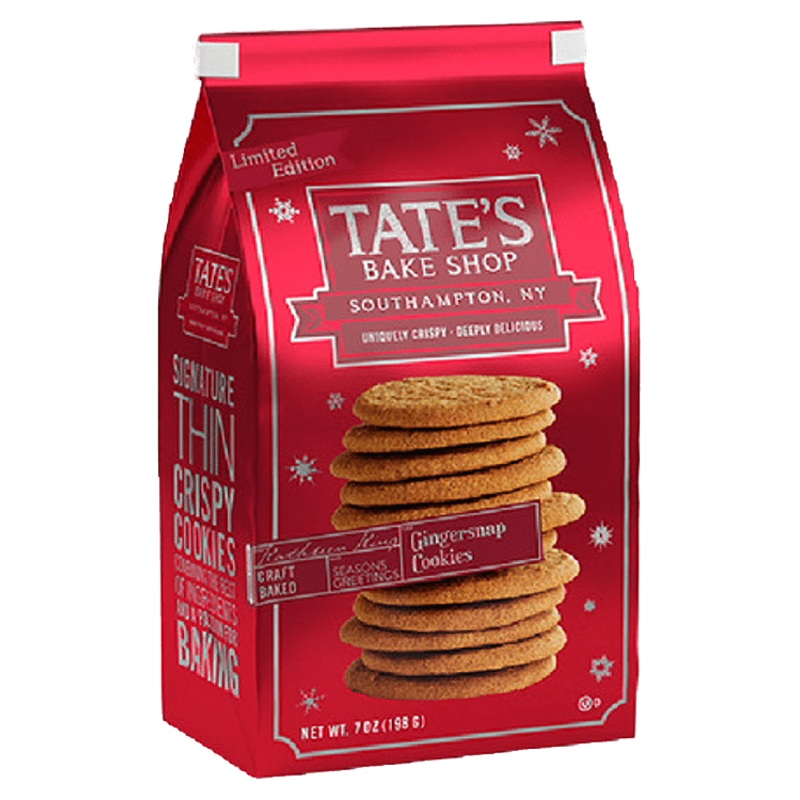 Tate's Bake Shop Ginger Snap Cookies, 7 oz