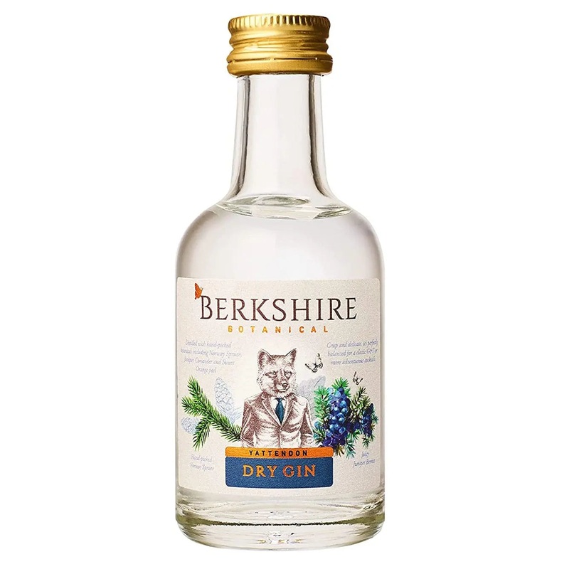 Berkshire Botanical Dry Gin Miniature, 5 cl