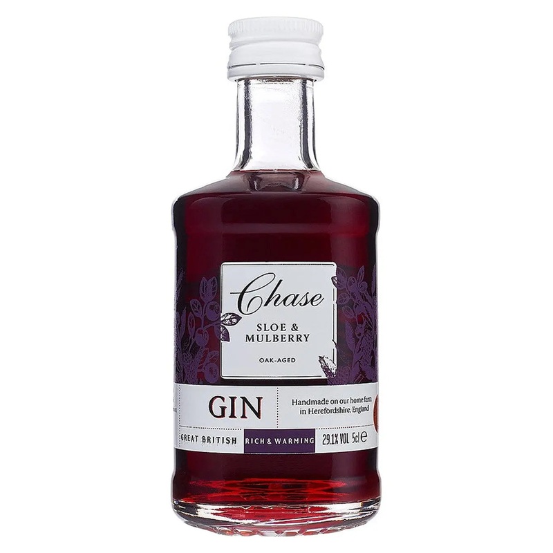 Chase Oak Aged Sloe & Mulberry Gin Miniature, 5 cl